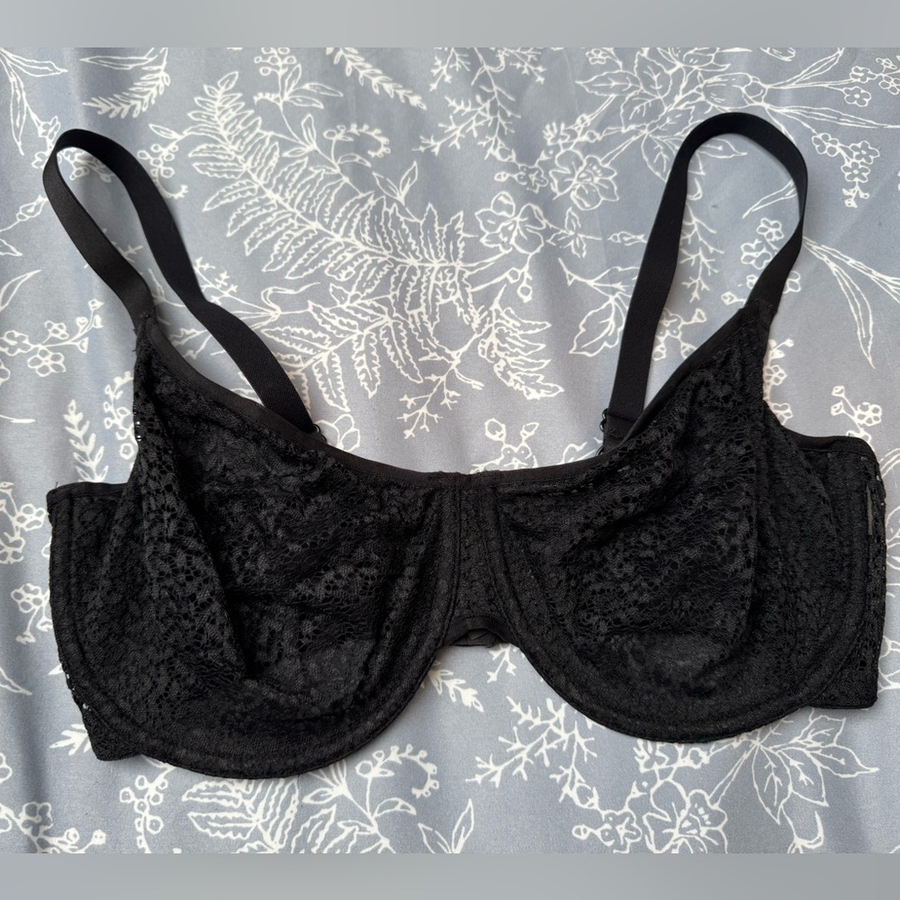 DKNY Lace Black Bra 38DD